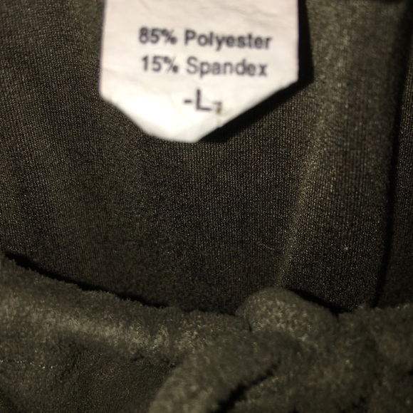 Velvet or Suede like Size Large Olive Tank Top NWOT - Picture 3 of 4